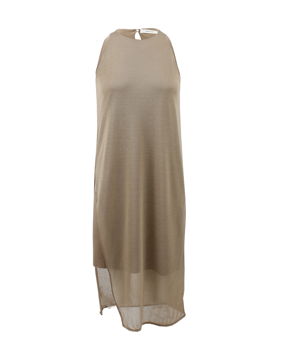 AERON-Asymmetric Slashed Dress-