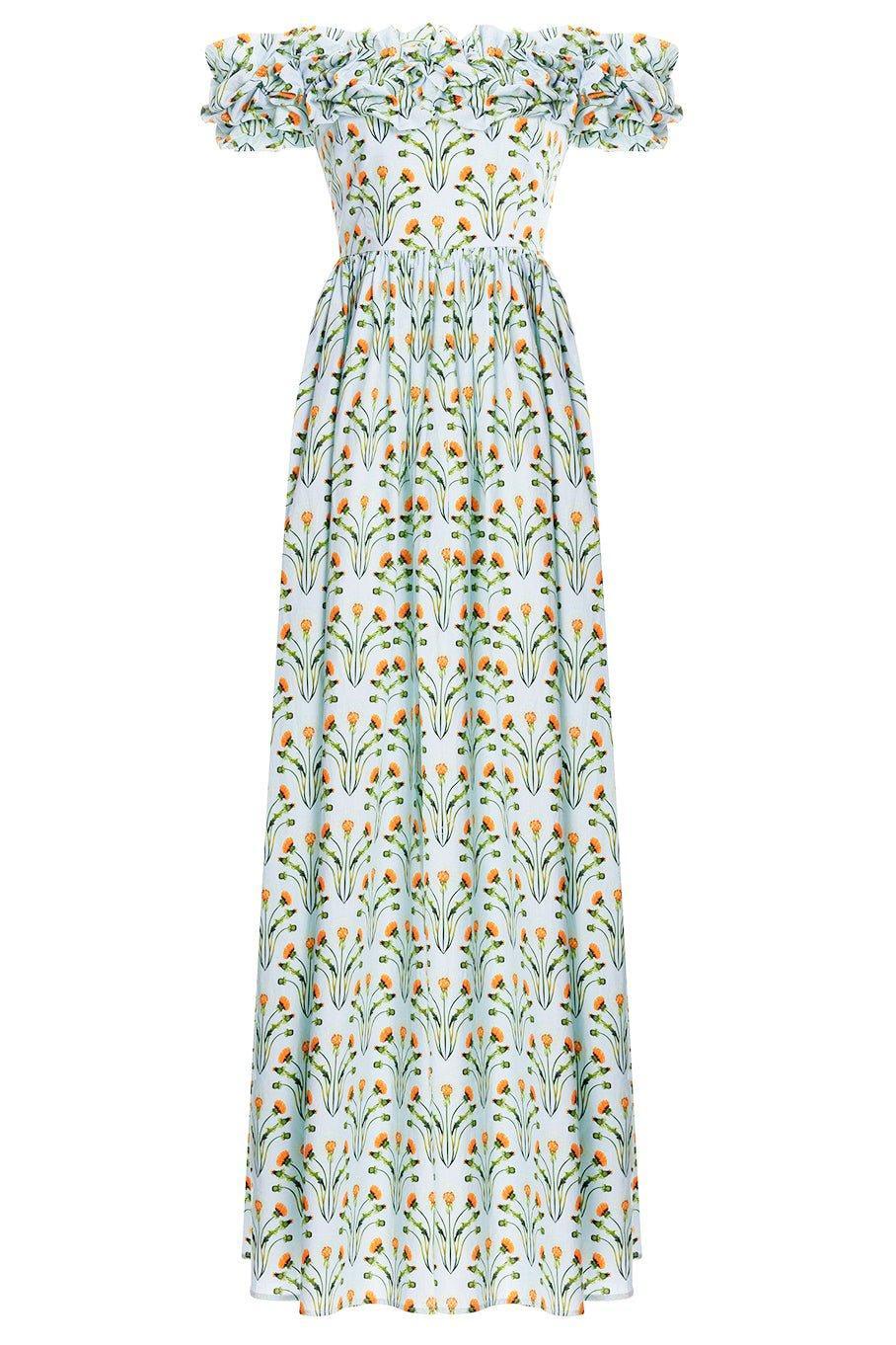 AGUA BY AGUA BENDITA-Espliego Maxi Dress-