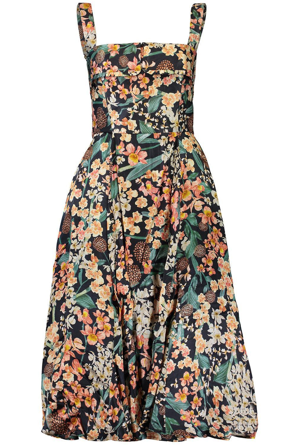 the oscars dress to impress Agua Bendita Bocaccio Floral Dress