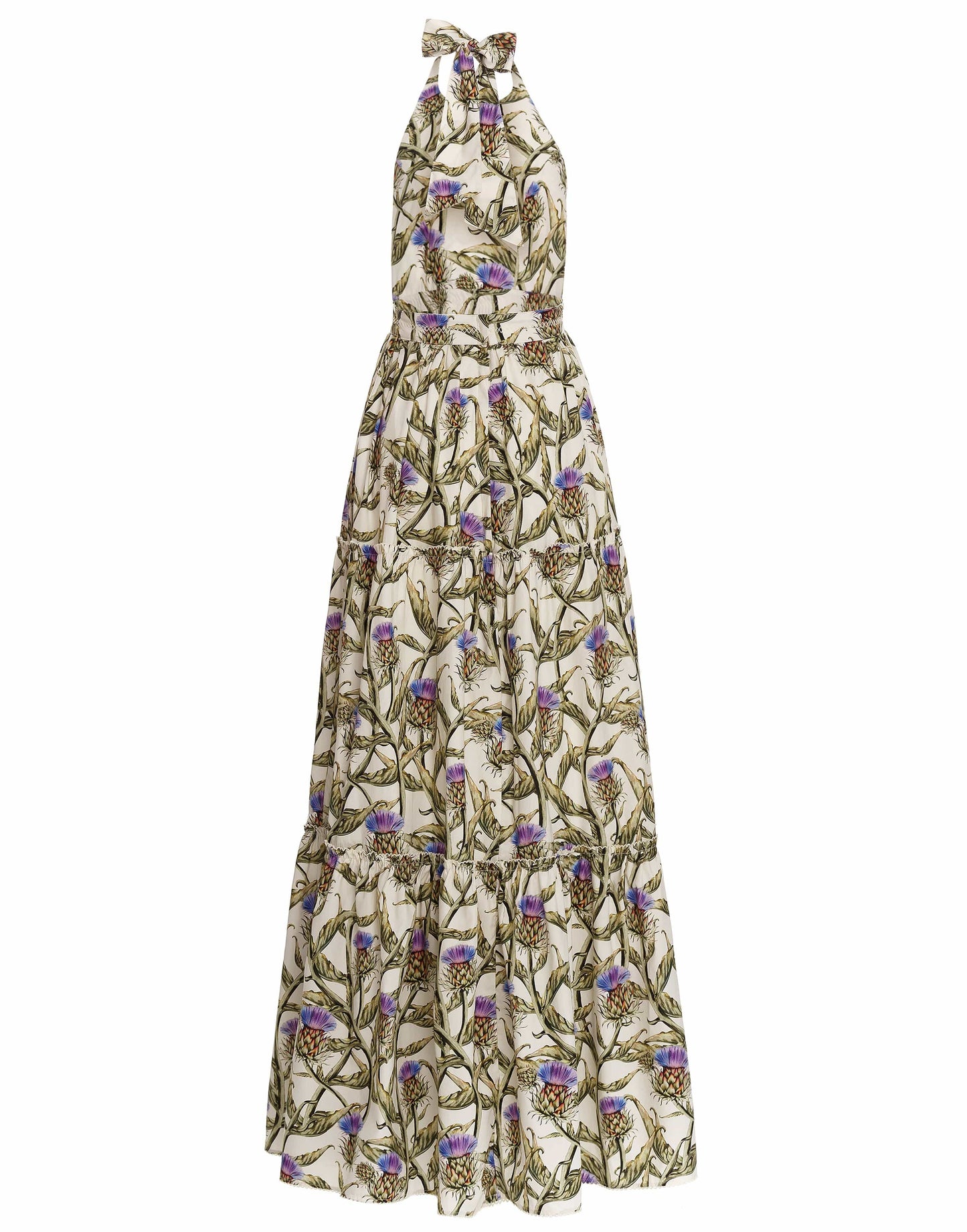 AGUA BY AGUA BENDITA-Naranja Halter Dress-