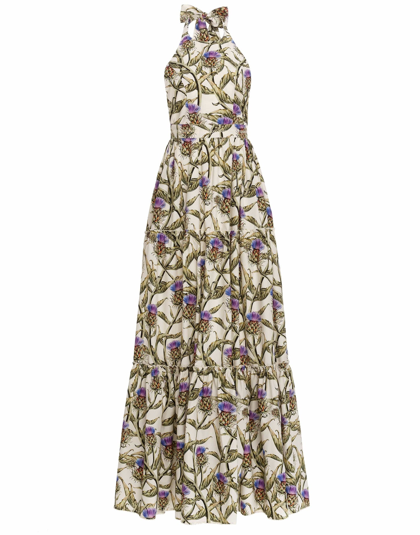 AGUA BY AGUA BENDITA-Naranja Halter Dress-