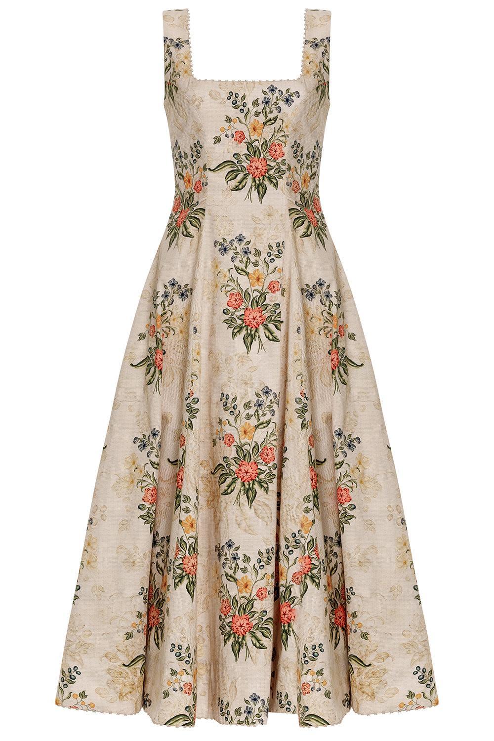  Pistilo Isolda Midi Dress-FLORAL-XS-CLOTHINGDRESSCASUAL-AGUA BY AGUA BENDITA 