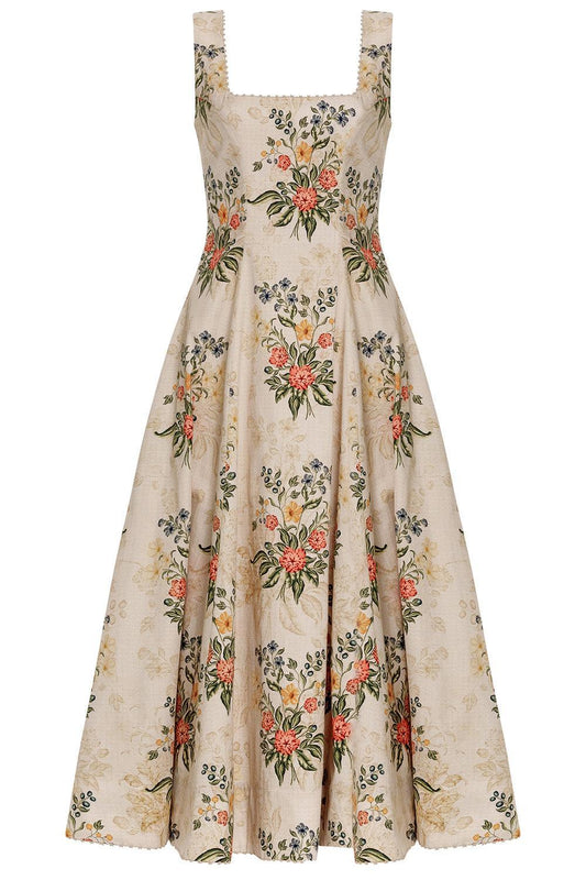 Pistilo Isolda Midi Dress-FLORAL-XS-CLOTHINGDRESSCASUAL-AGUA BY AGUA BENDITA