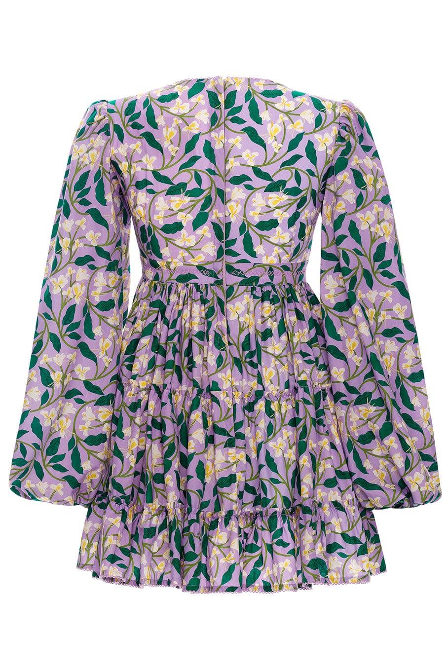 AGUA BY AGUA BENDITA-Avena Long Sleeve Mini Dress-