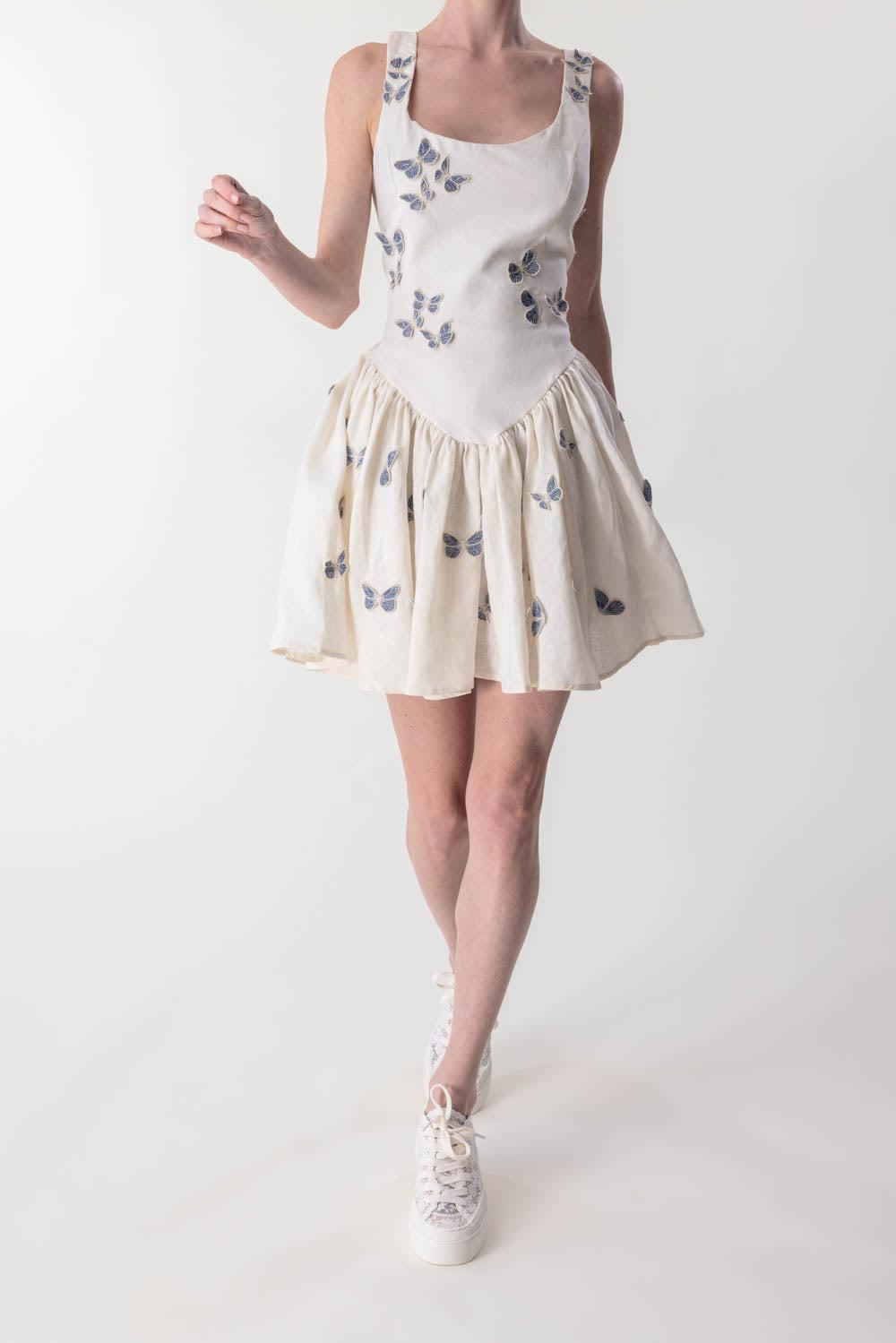 AGUA BY AGUA BENDITA-Pluma Lymanopoda Dress-