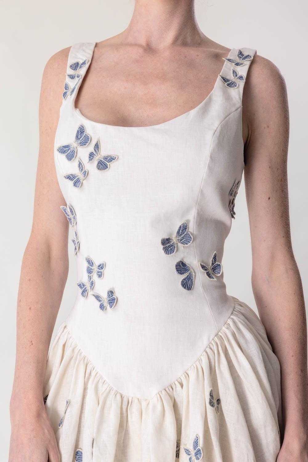 AGUA BY AGUA BENDITA-Pluma Lymanopoda Dress-