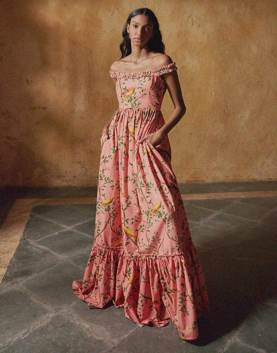 Achiote Off Shoulder Maxi Dress Achiote Off Shoulder Maxi Dress