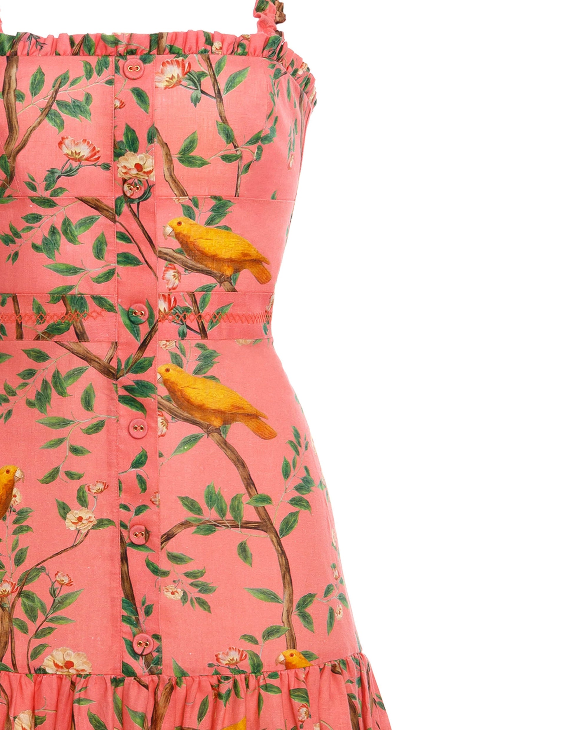 AGUA BY AGUA BENDITA-Nispero Sleeveless Midi Dress-