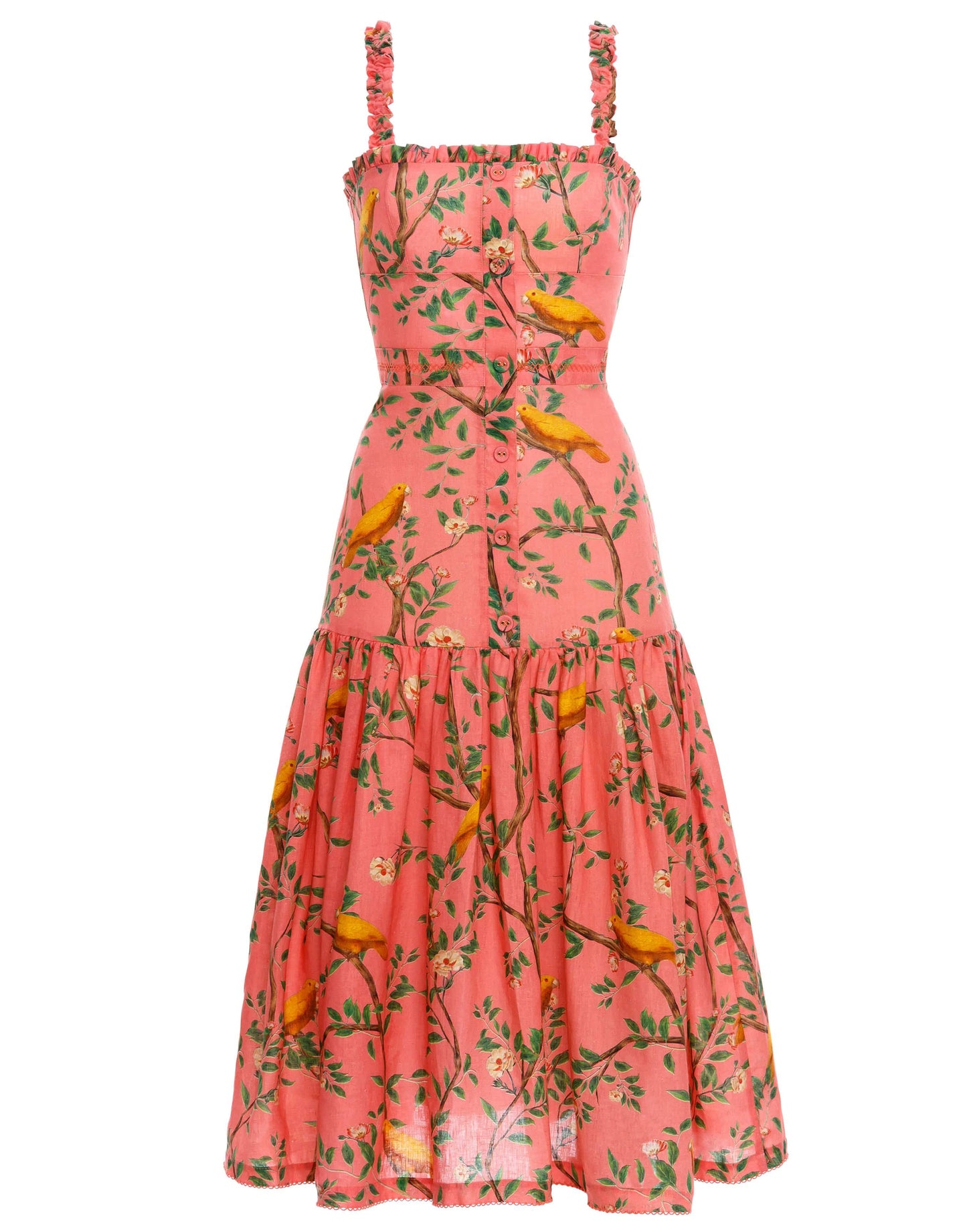 AGUA BY AGUA BENDITA-Nispero Sleeveless Midi Dress-