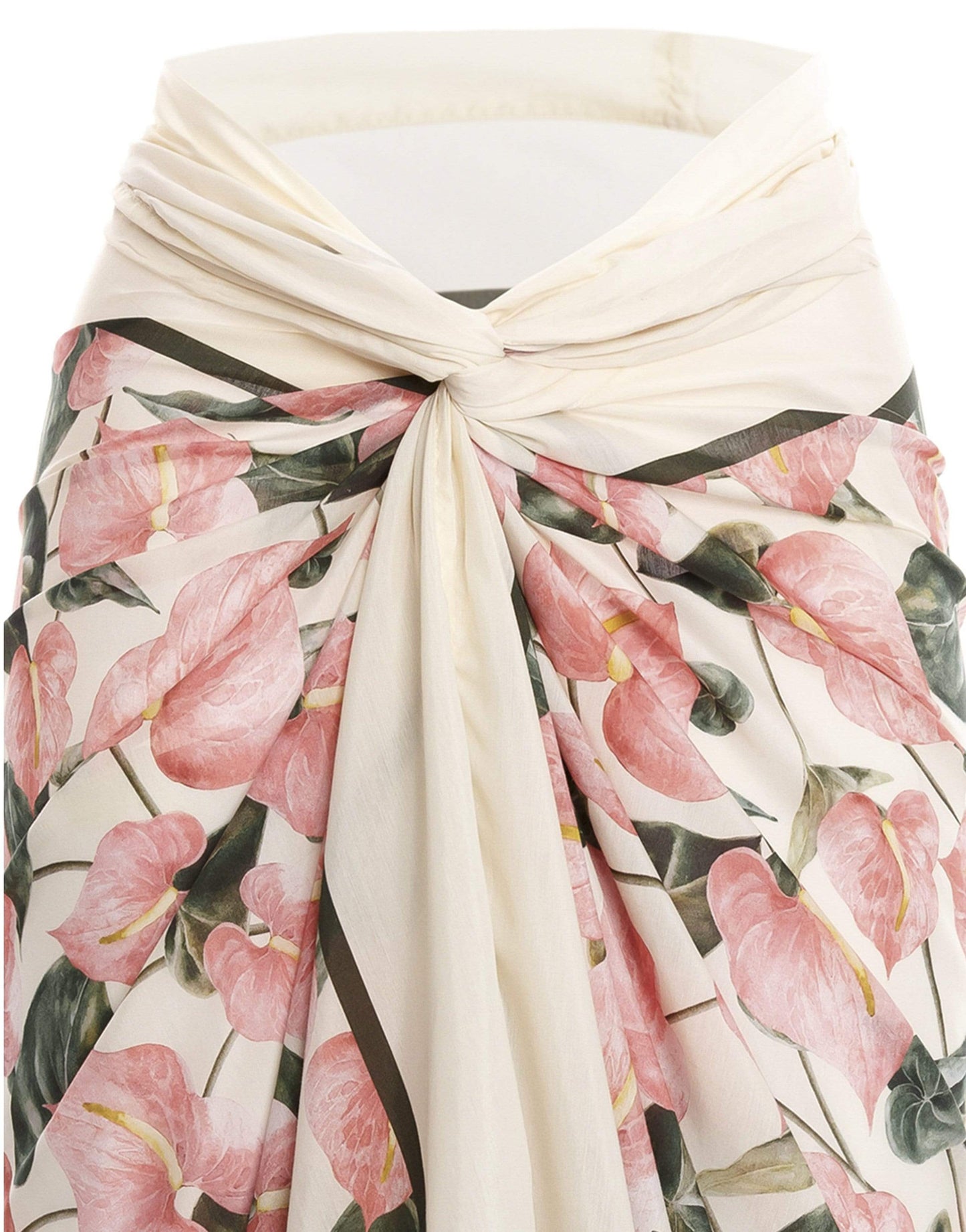 AGUA BY AGUA BENDITA-Silk Lavanda Pareo-CREMA