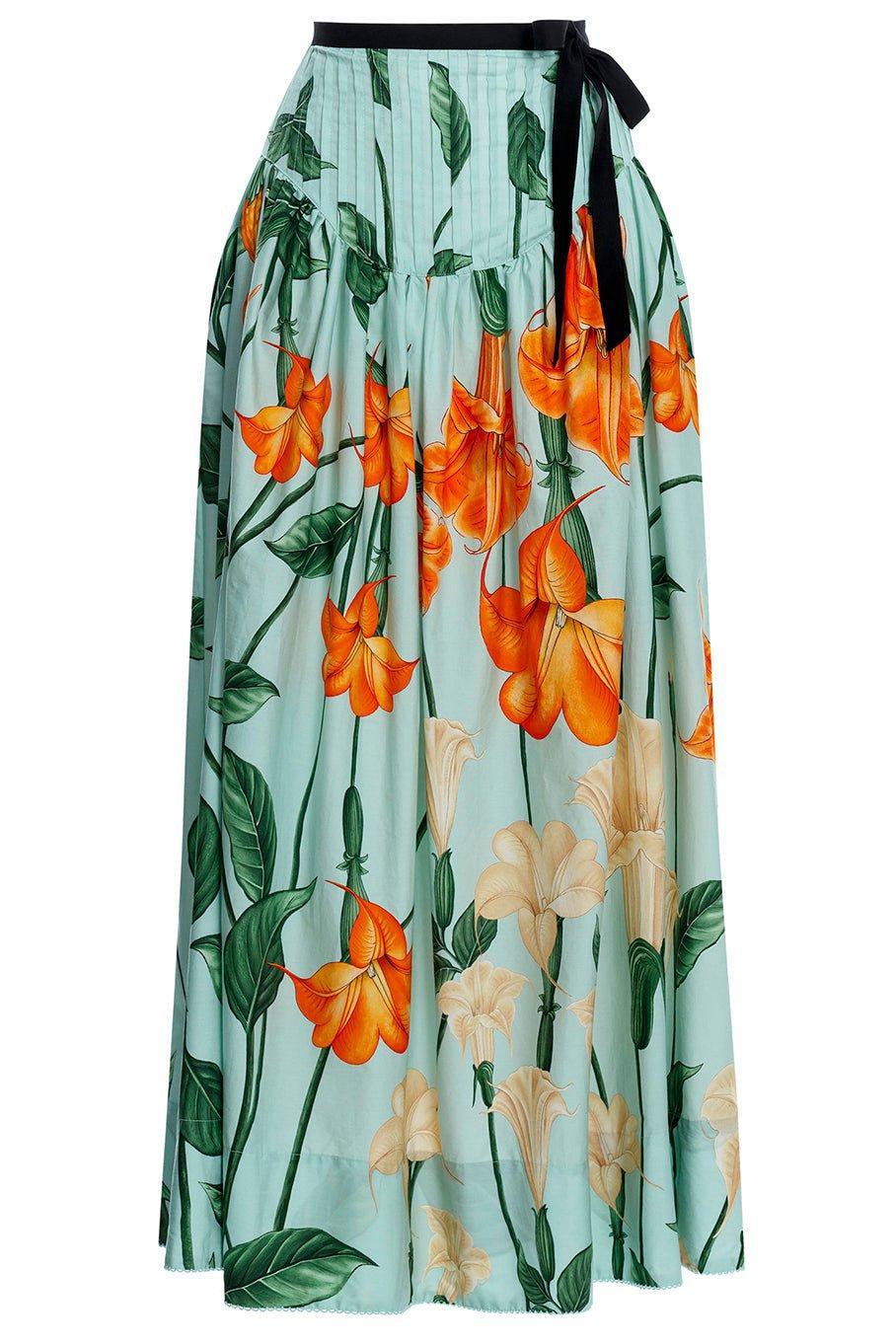 AGUA BY AGUA BENDITA-Alcachofa Maxi Skirt-