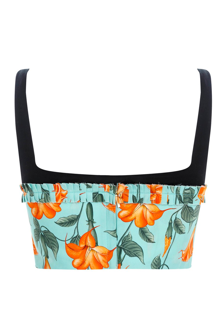 AGUA BY AGUA BENDITA-Nectarina Crop Top-