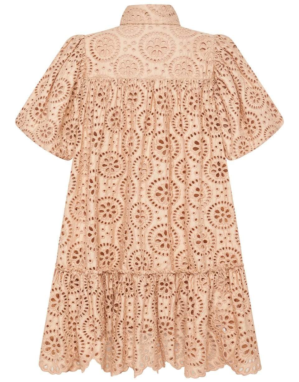 AJE-Salita Broderie Puff Sleeve Dress-