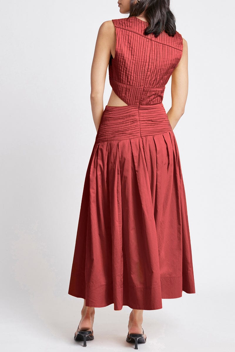 Cascade Cut Out Dress