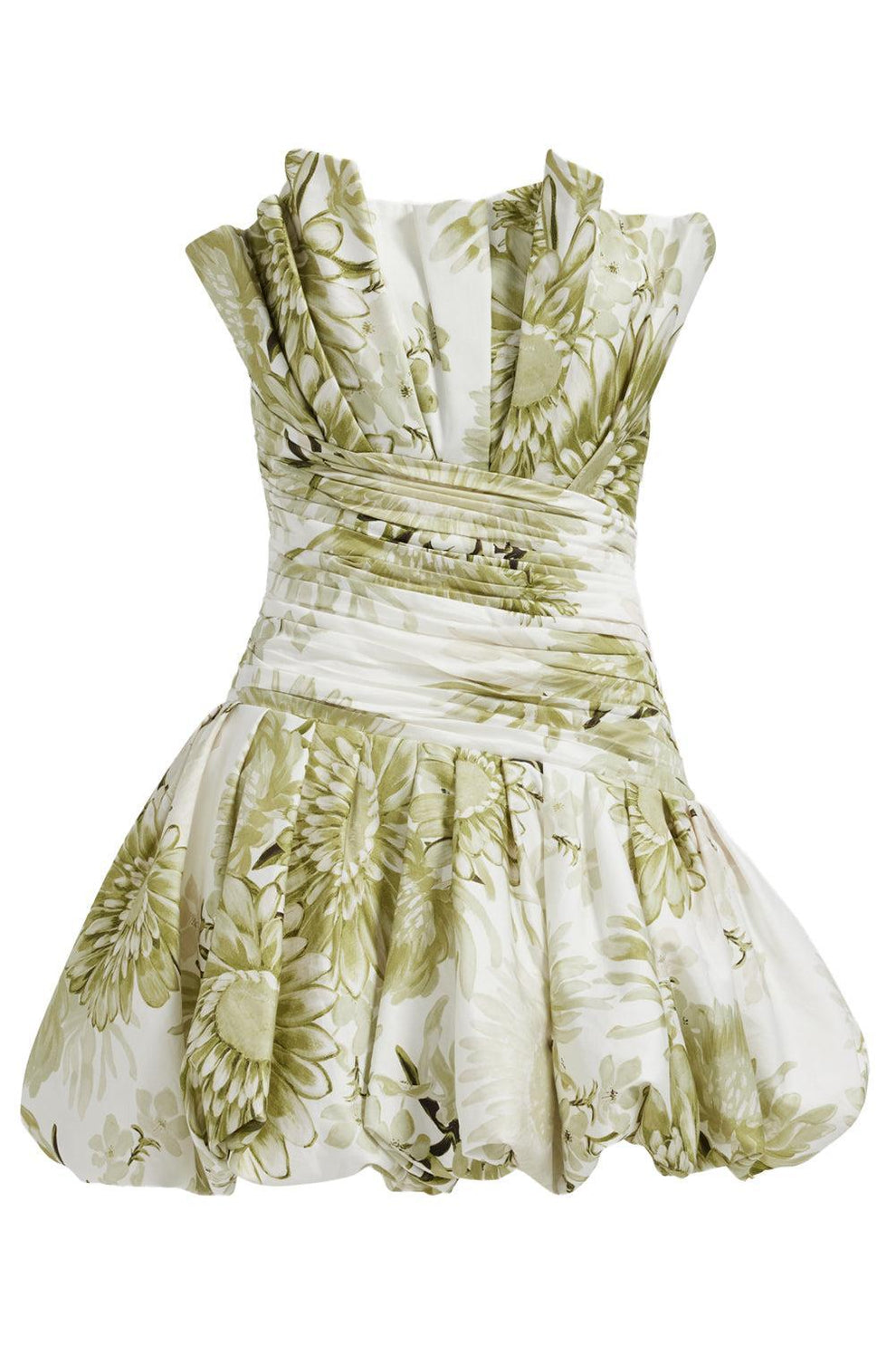 aje dresses Aje Chromatic Mini Dress | Floral/Green | Size 8