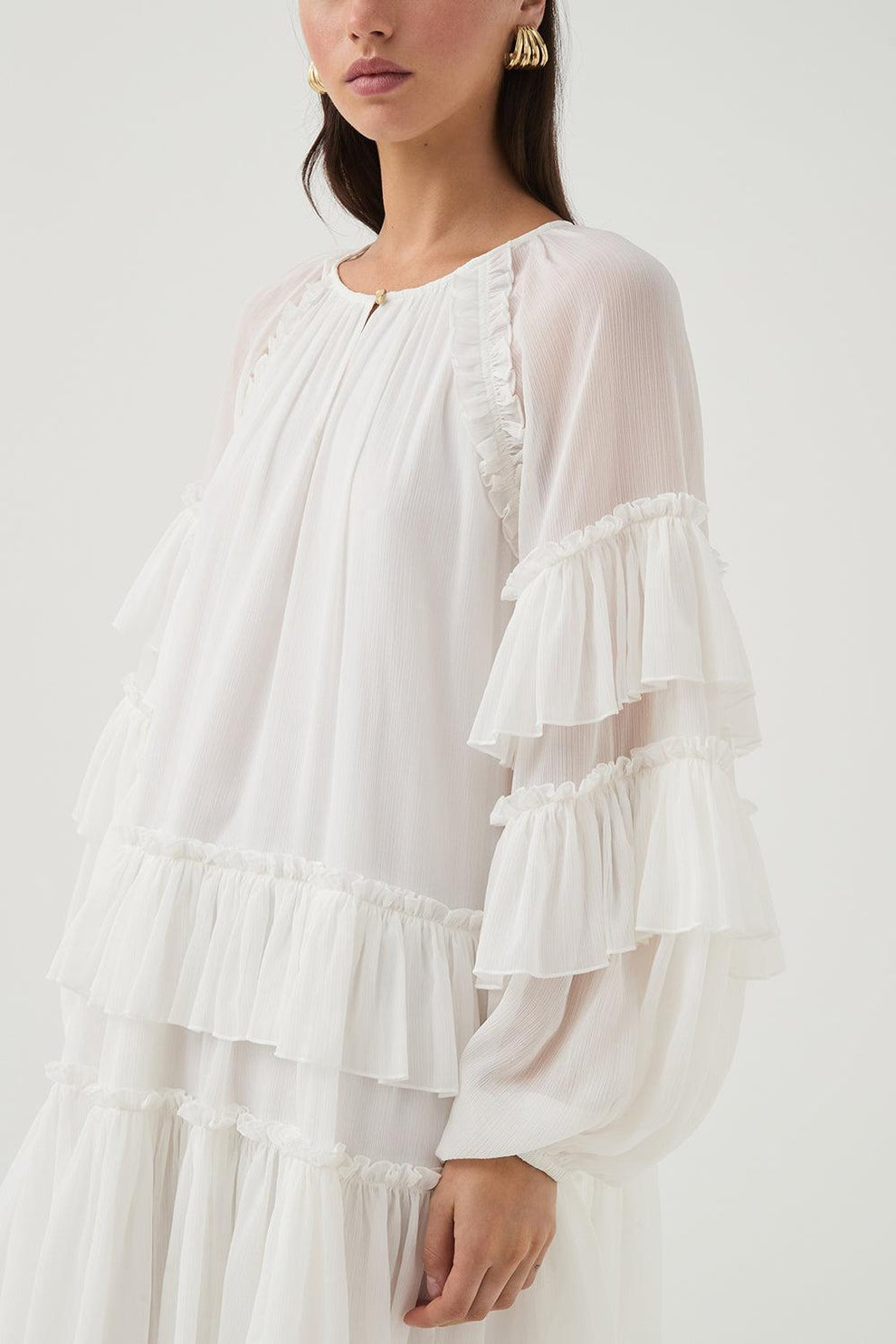 aje white mini dress Mina Mini Dress