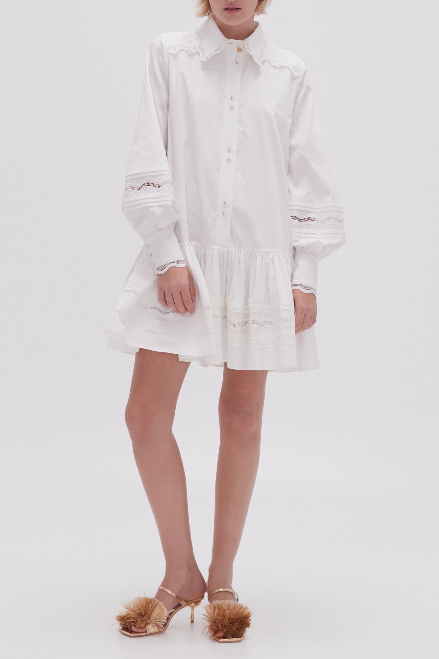AJE-Reva Dress - Ivory-