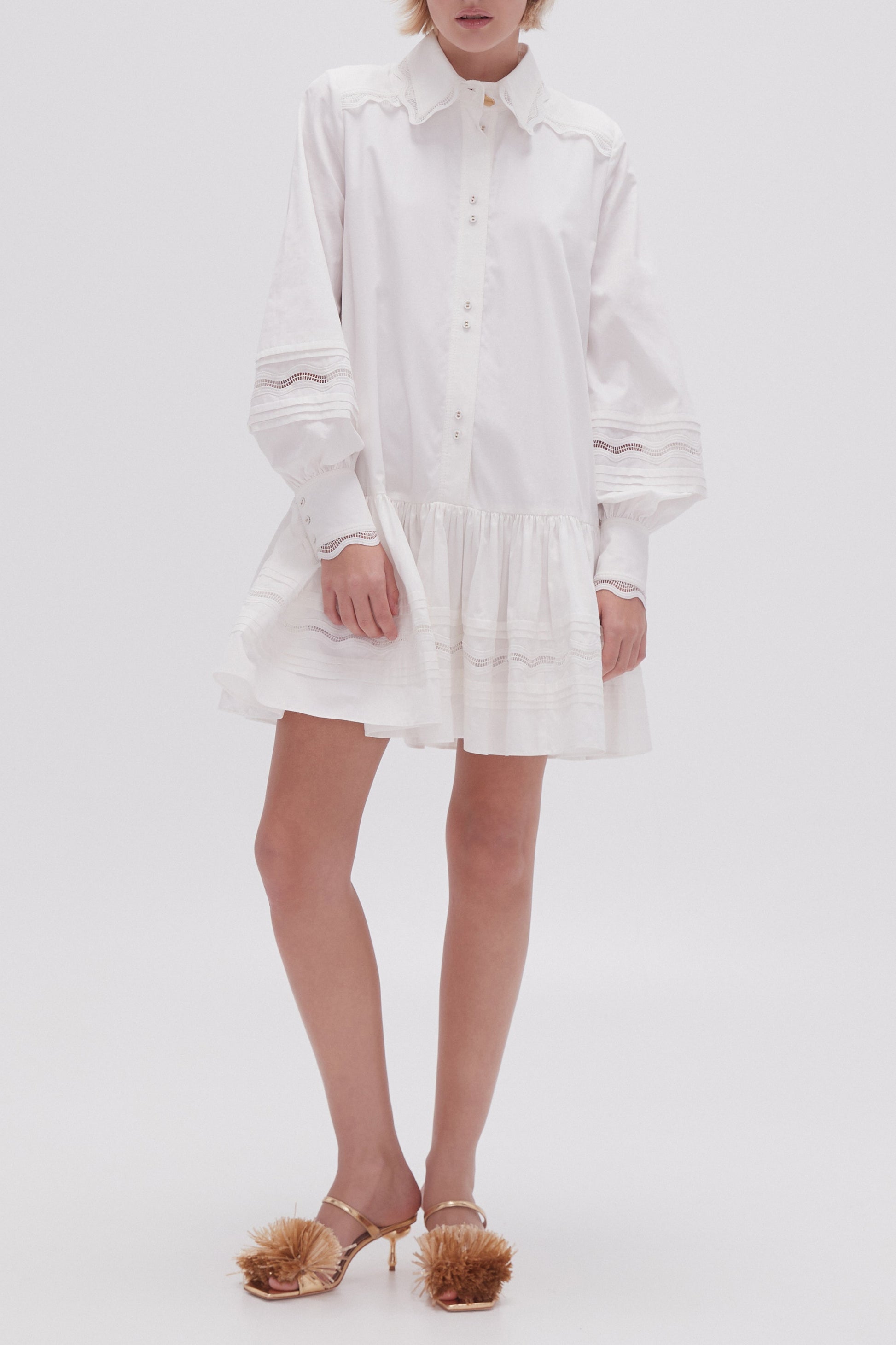 AJE-Reva Dress - Ivory-