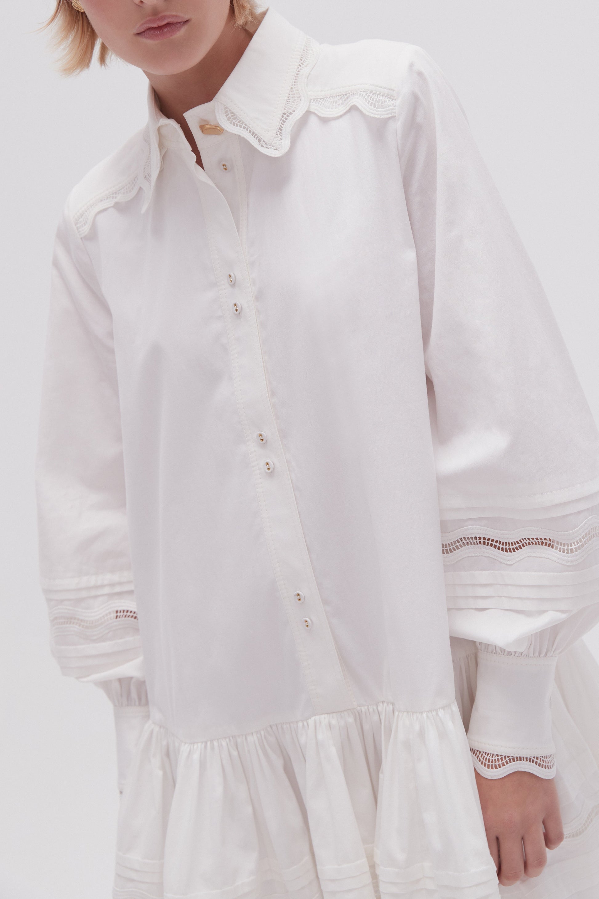 AJE-Reva Dress - Ivory-