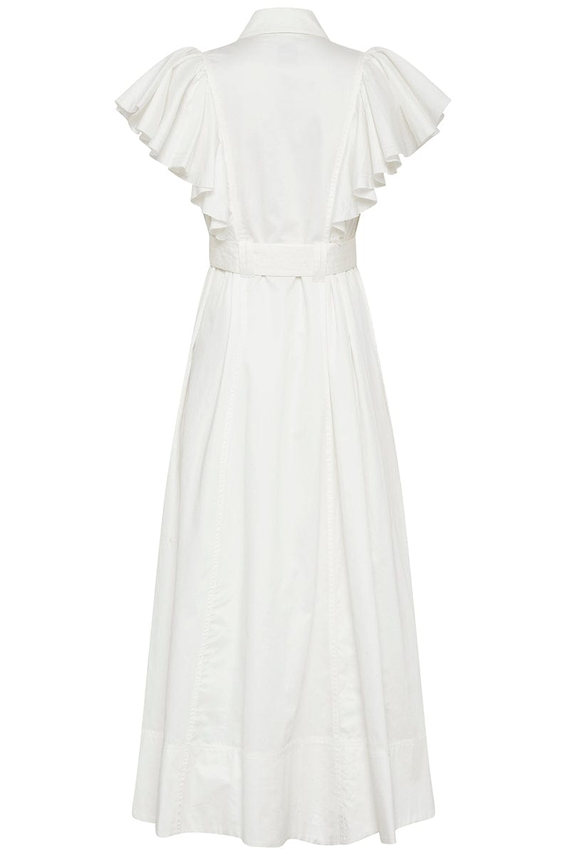 AJE-Kindred Frill Sleeve Midi Dress-