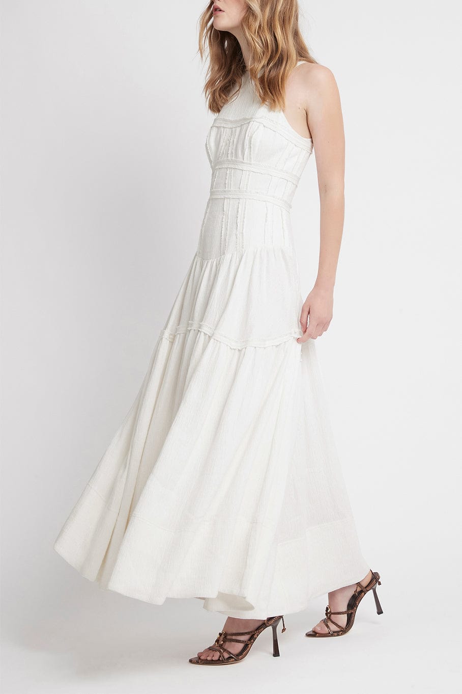 Tidal Corset Midi Dress