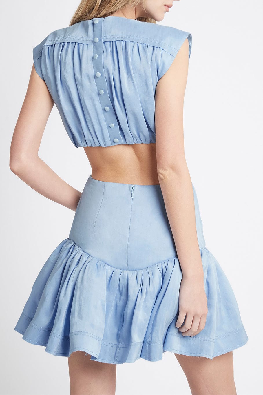 AJE-Solstice Cut Out Ring Flip Mini Dress-