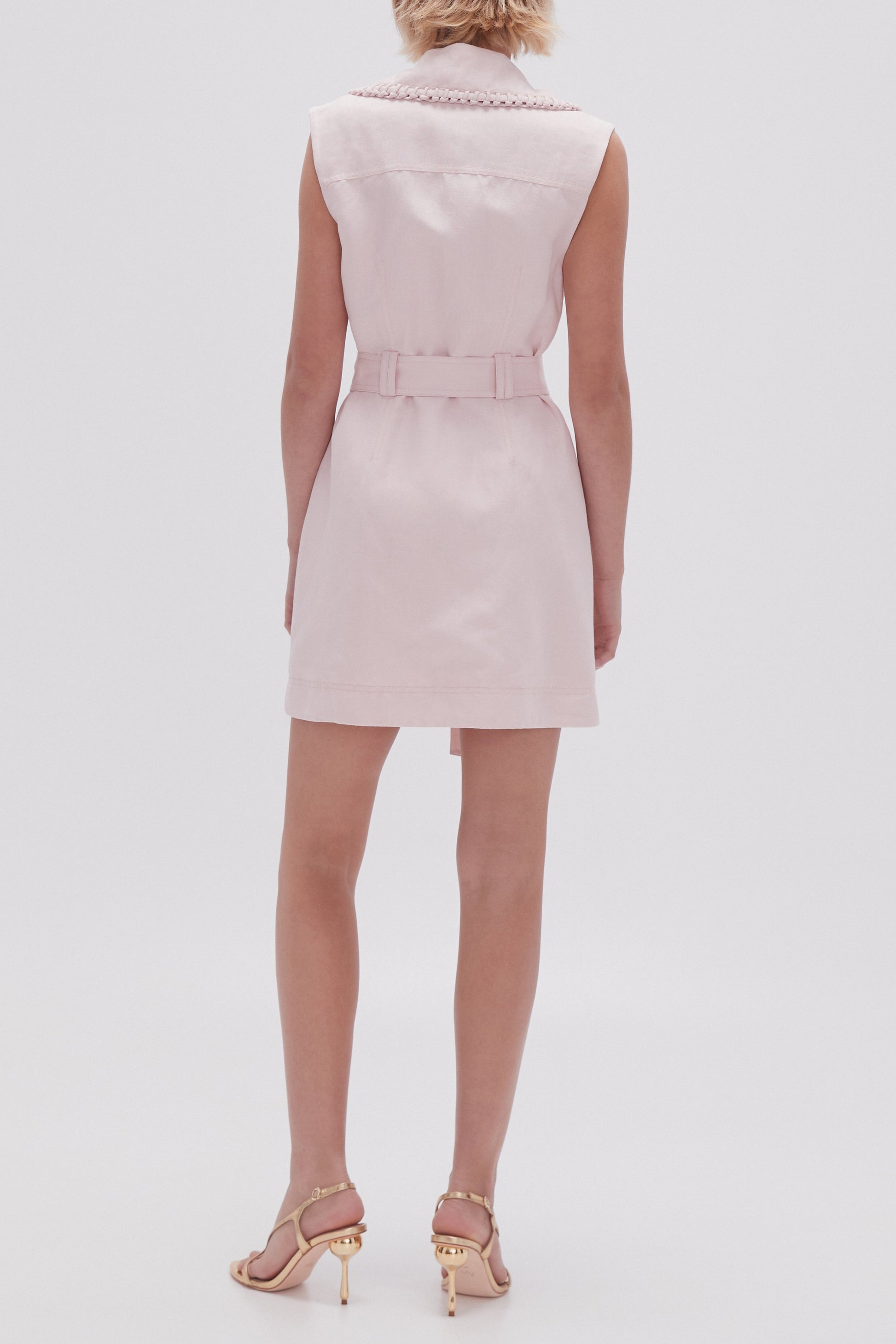 AJE-Encompass Utility Mini Dress - Soft Pink-