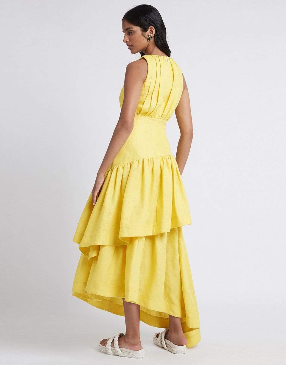 Caliente Tiered Cut Out Dress