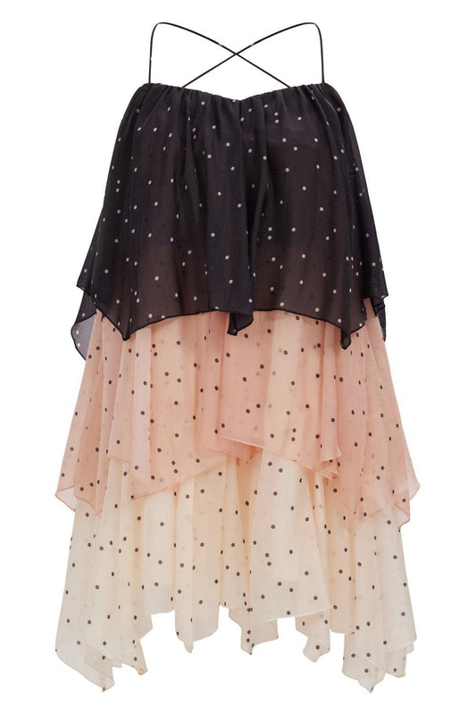 Songstress Mini Dress-POLKADOT-0-CLOTHINGDRESSCOCKTAIL-AJE