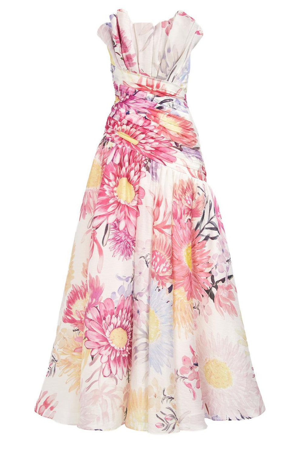 aje pink and white dress Alani Gown