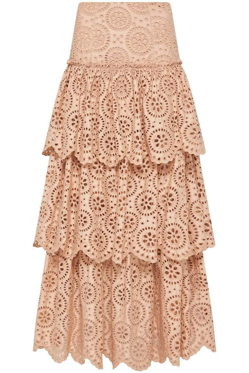 AJE-Salita Tiered Broiderie Skirt-