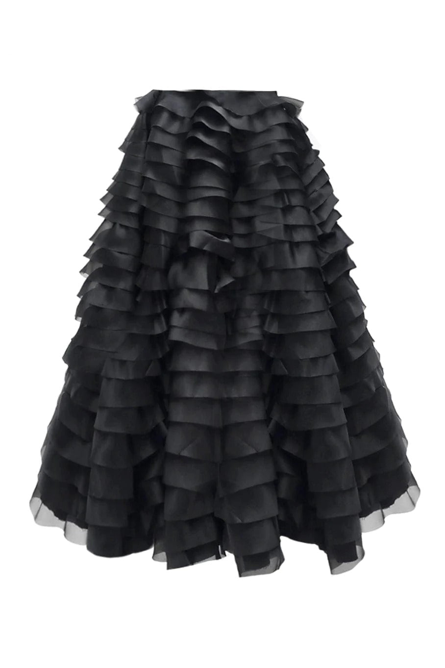 AJE-Amour Ruffle Midi Skirt-