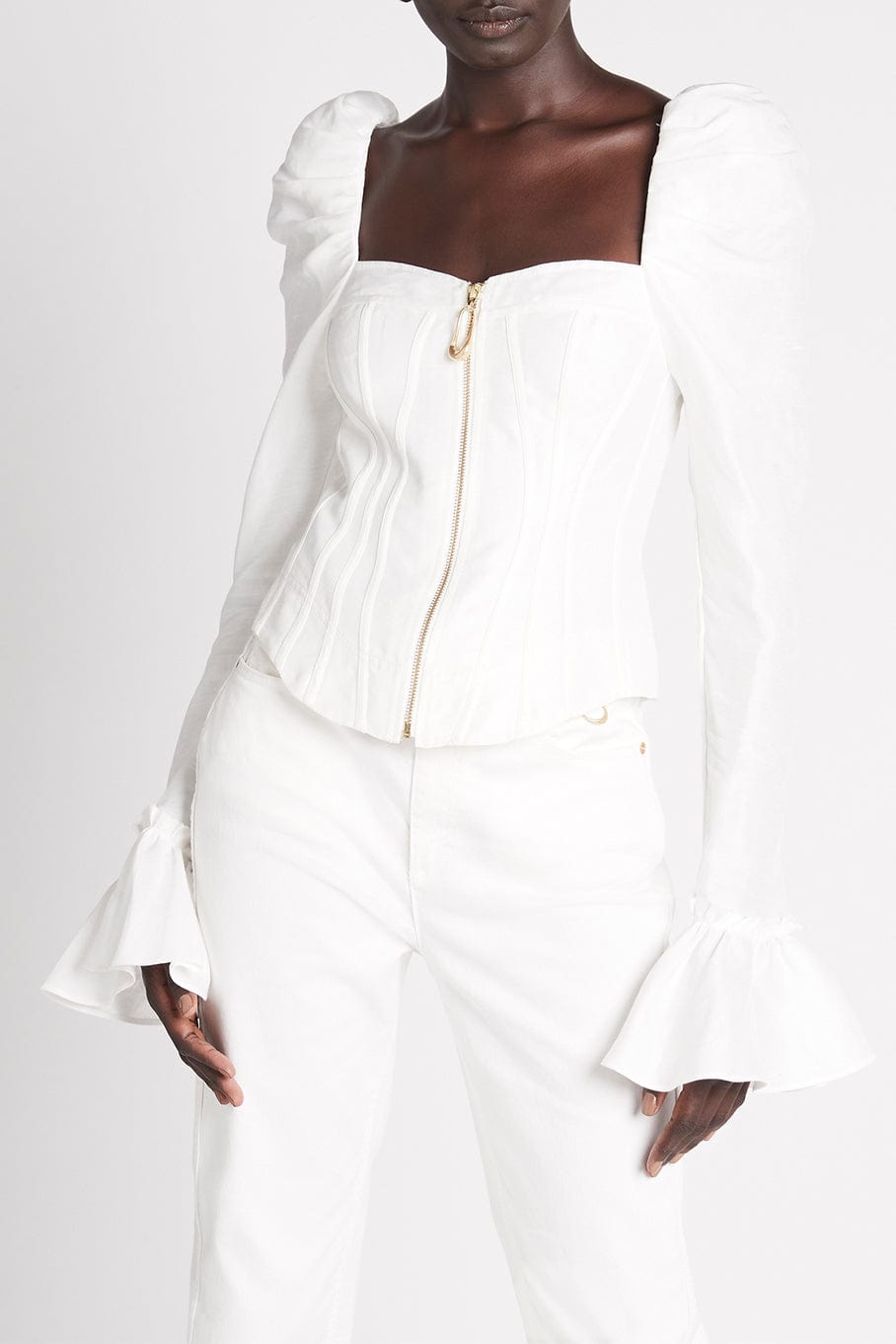 AJE-Giselle Long Sleeve Corset Top-
