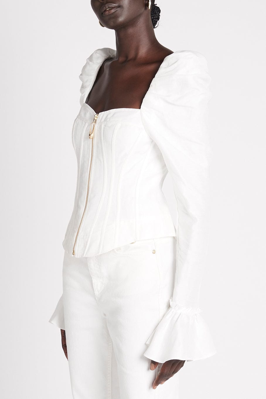 AJE-Giselle Long Sleeve Corset Top-