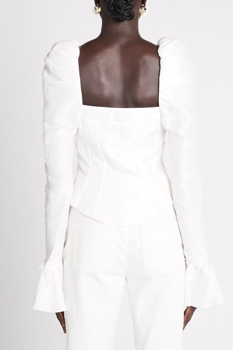 AJE-Giselle Long Sleeve Corset Top-