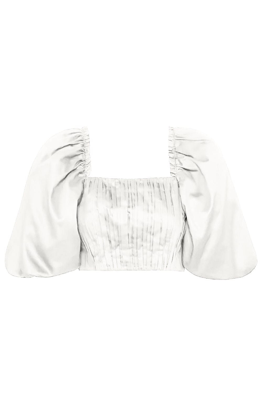 AJE-Enamour Puff Sleeved Cropped Top-