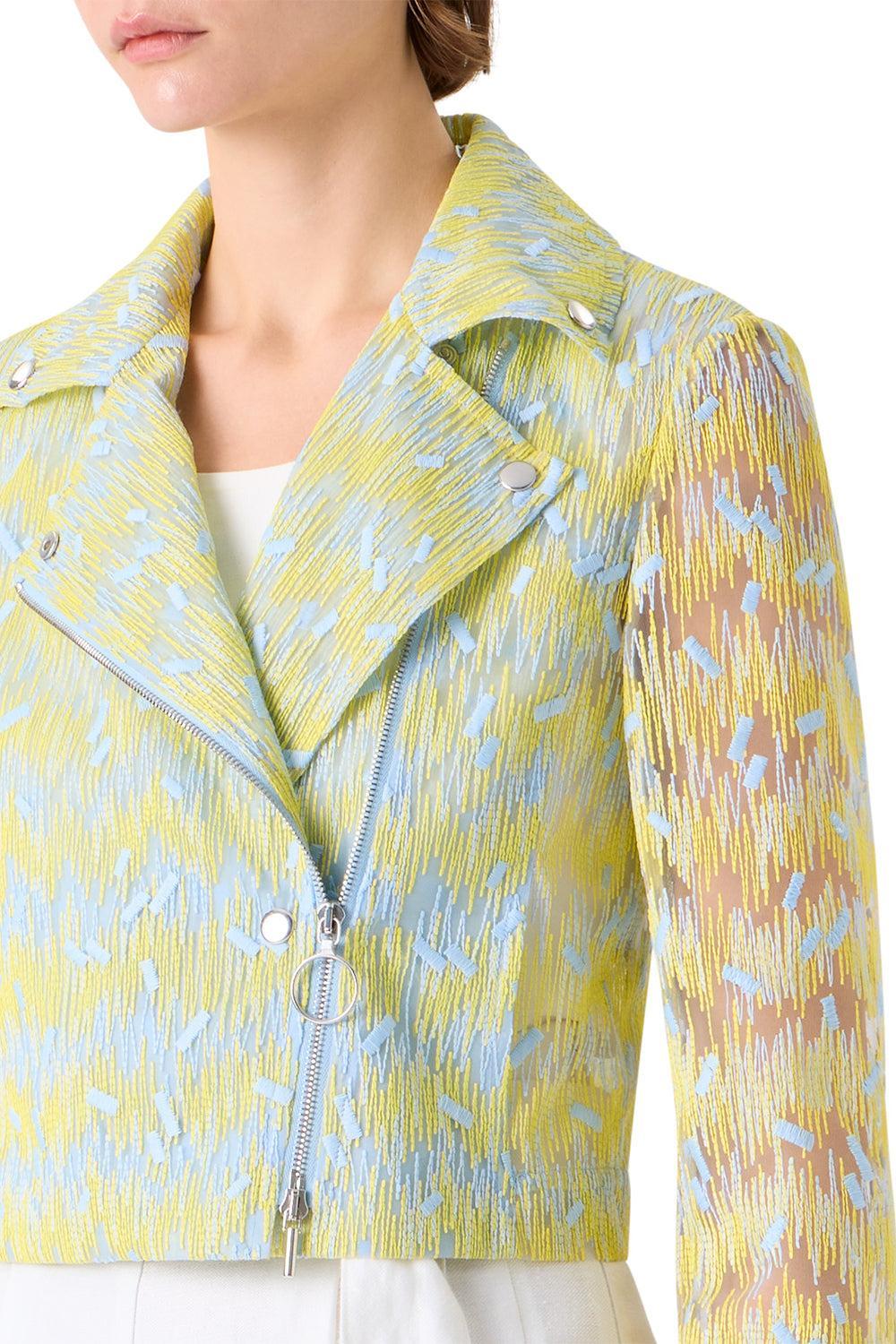 Asymmetrical Biker Jacket-YELLOW-4-CLOTHINGJACKETCASUAL-AKRIS PUNTO