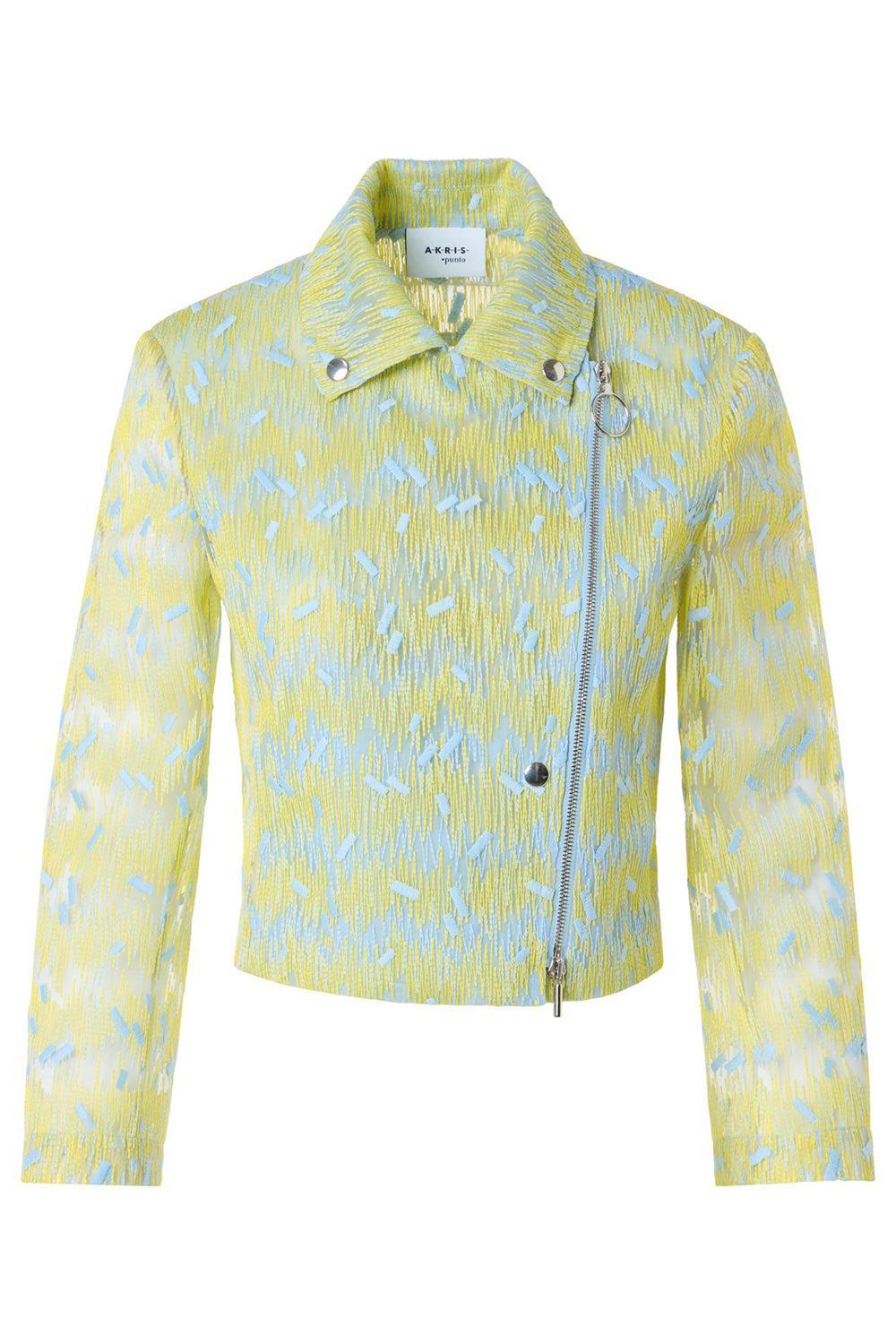 Asymmetrical Biker Jacket-YELLOW-4-CLOTHINGJACKETCASUAL-AKRIS PUNTO