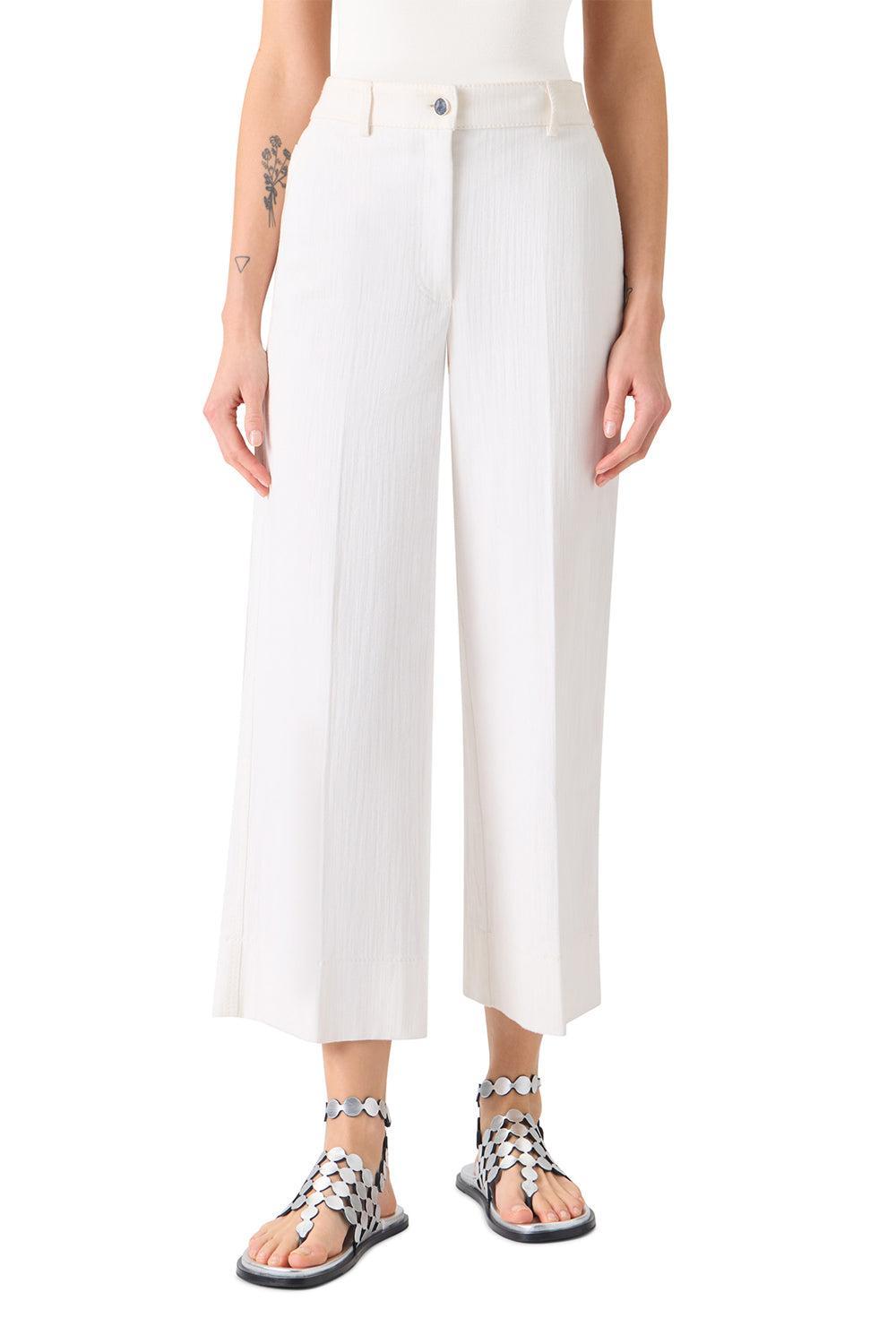Chiara Pocket Crop Pant-CREAM-2-CLOTHINGPANTDENIM-AKRIS PUNTO