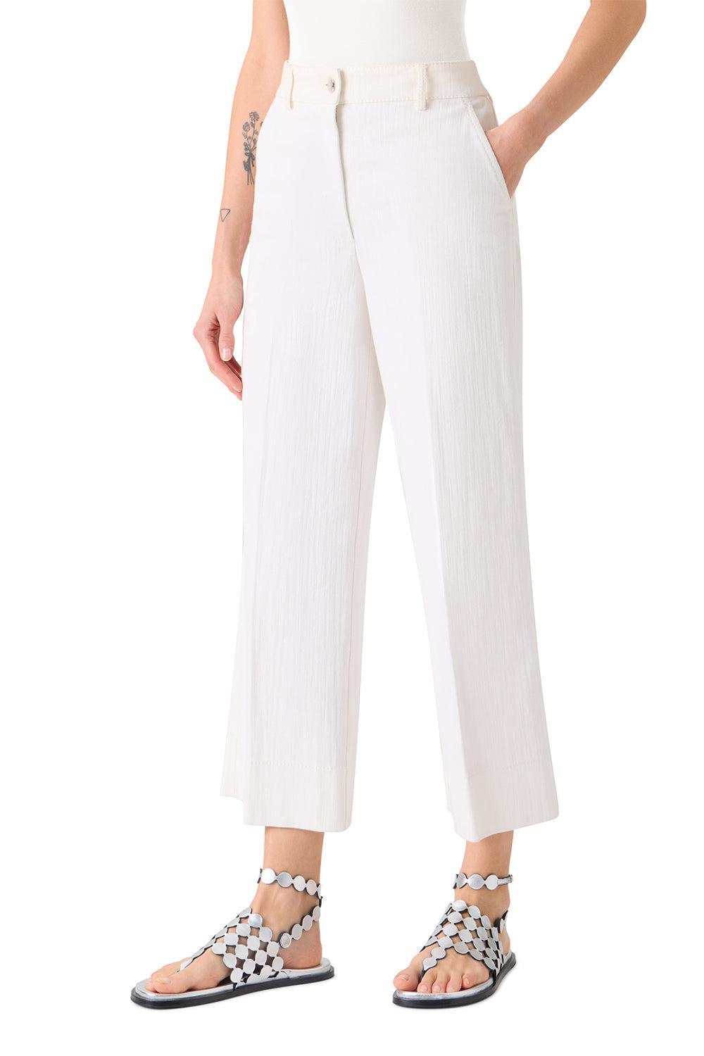Chiara Pocket Crop Pant-CREAM-2-CLOTHINGPANTDENIM-AKRIS PUNTO