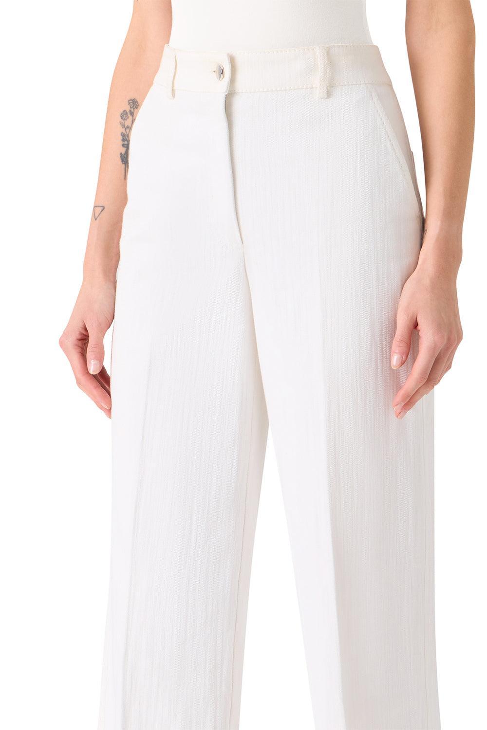 Chiara Pocket Crop Pant-CREAM-2-CLOTHINGPANTDENIM-AKRIS PUNTO