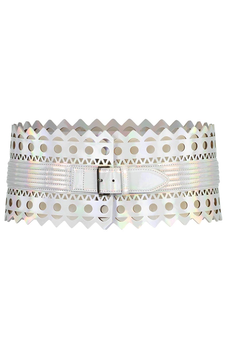 ALAÏA-Corset Vienne Belt - Blanc-