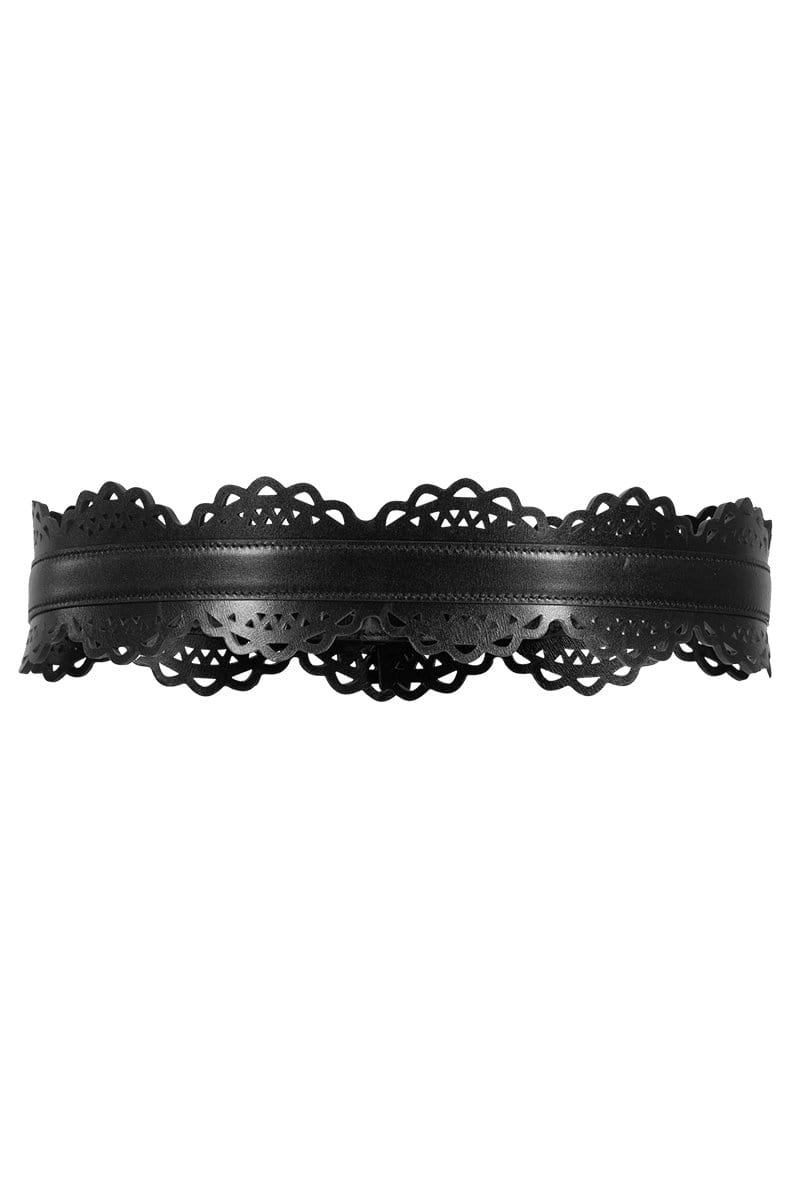 ALAÏA-Vienne Vague Belt - Noir-
