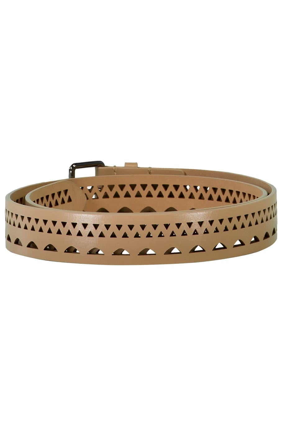 ALAÏA-Open Work Leather Belt-