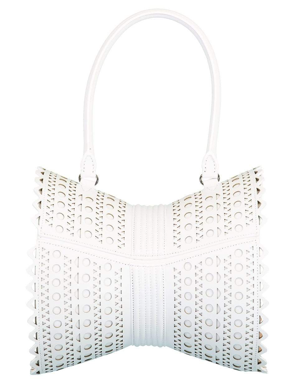 ALAÏA-Sac Corset 22-WHITE
