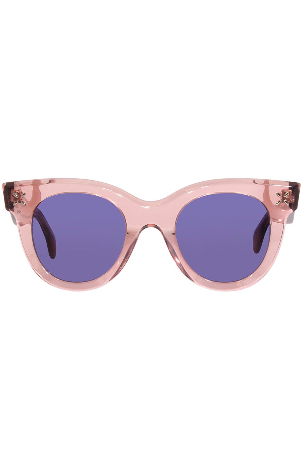 ALAÏA-Cat Eye Sunglasses-PINK/BLUE