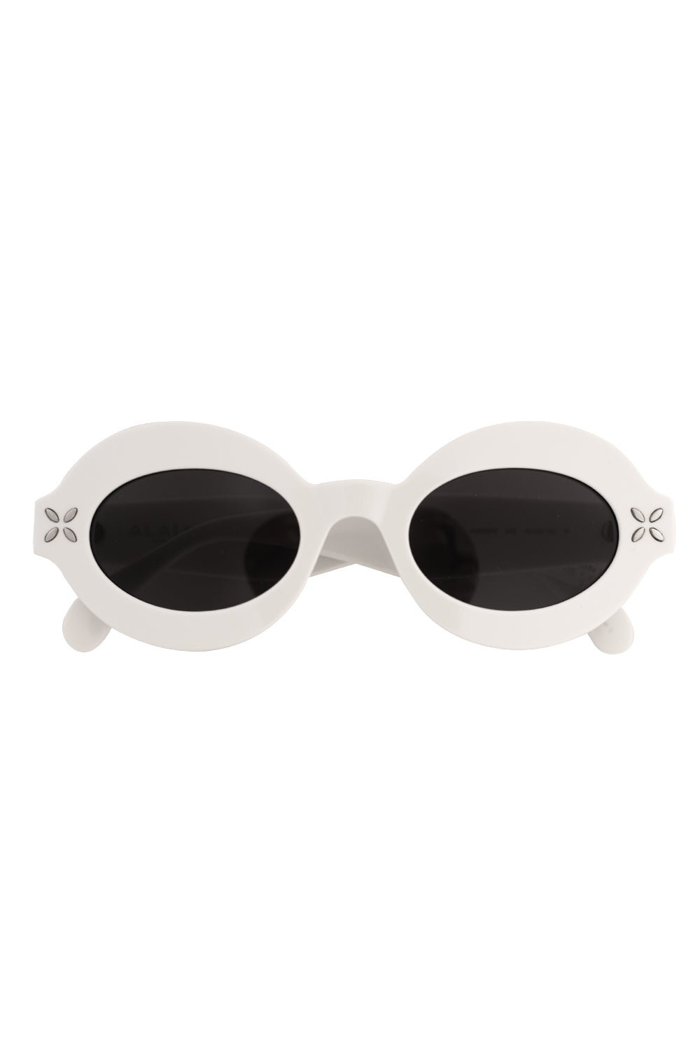 ALAÏA-Azzedine Panthos Sunglasses-WHT/GRY