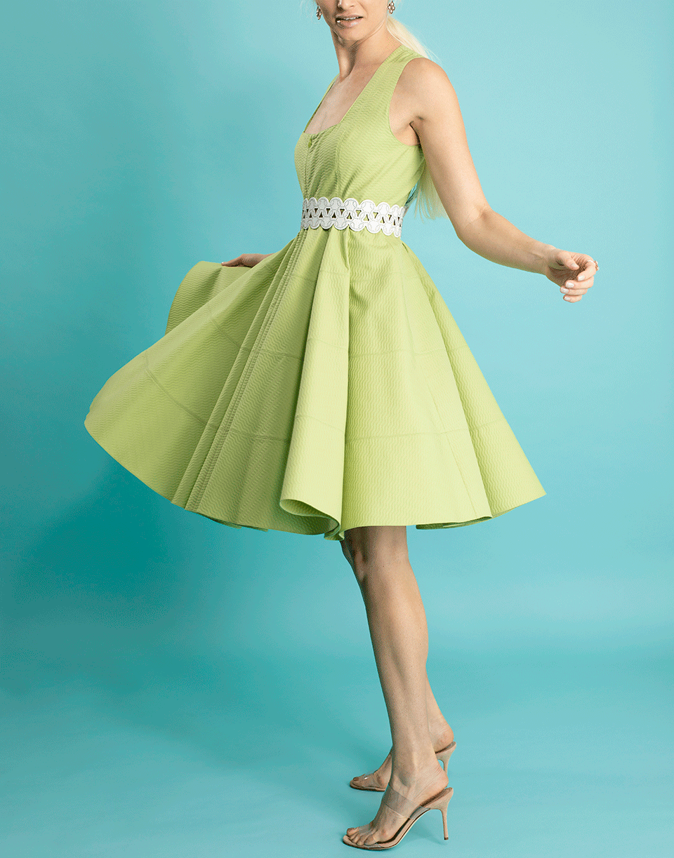 Square Neck Zip Front Dress | ALAA Marissa Collections Square Neck Zip Front Dress | ALAA Marissa Collections