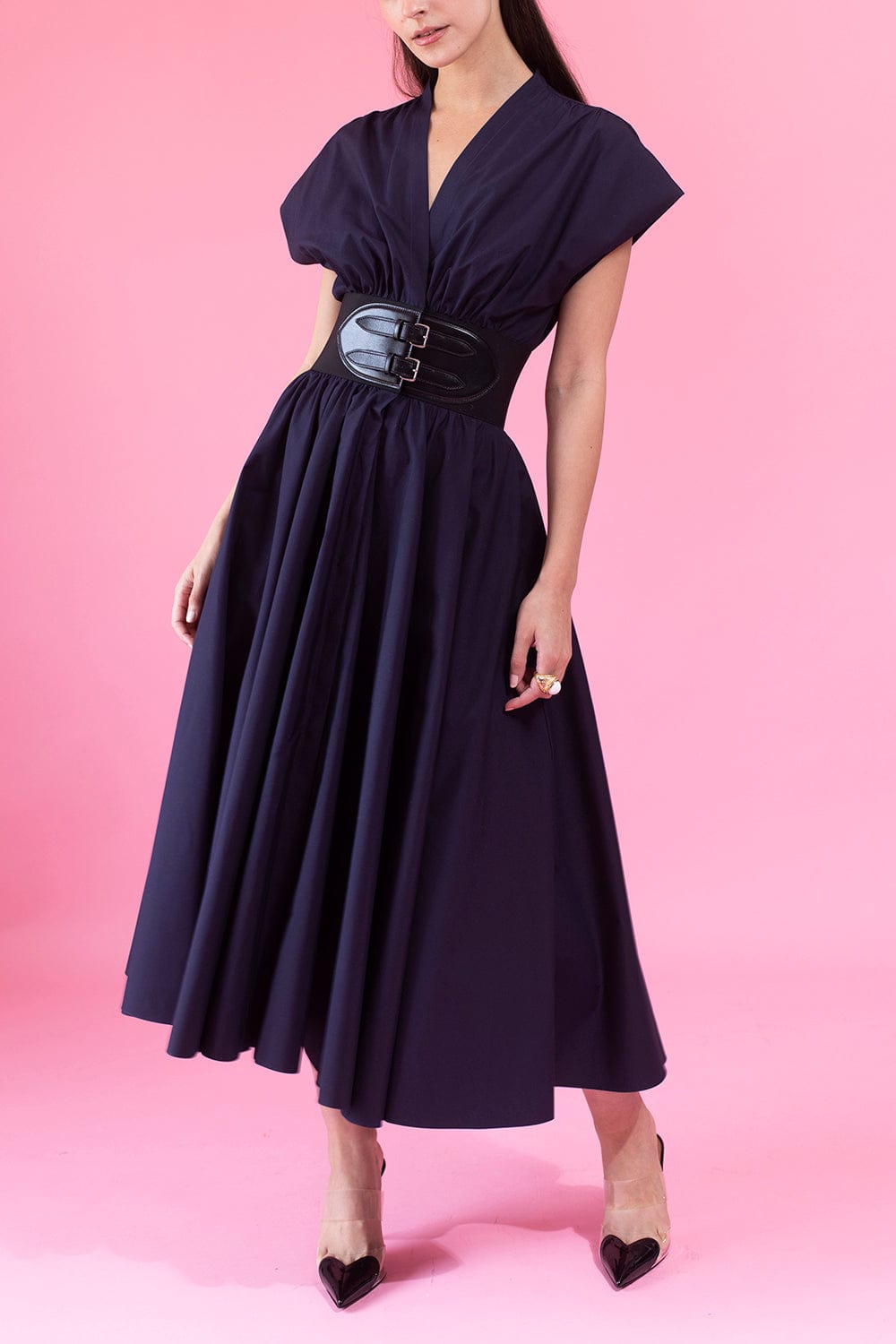 ALAÏA-Belted Dress-
