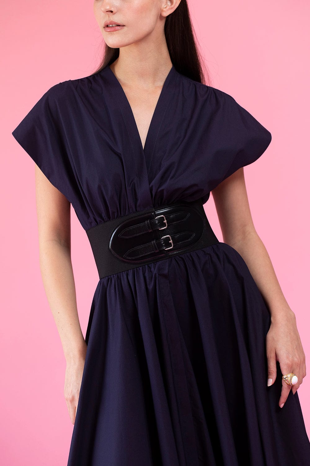 ALAÏA-Belted Dress-